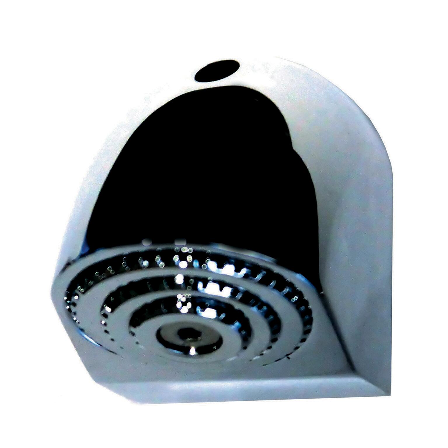 Soffione doccia Antivandalo in ottone argento cromato