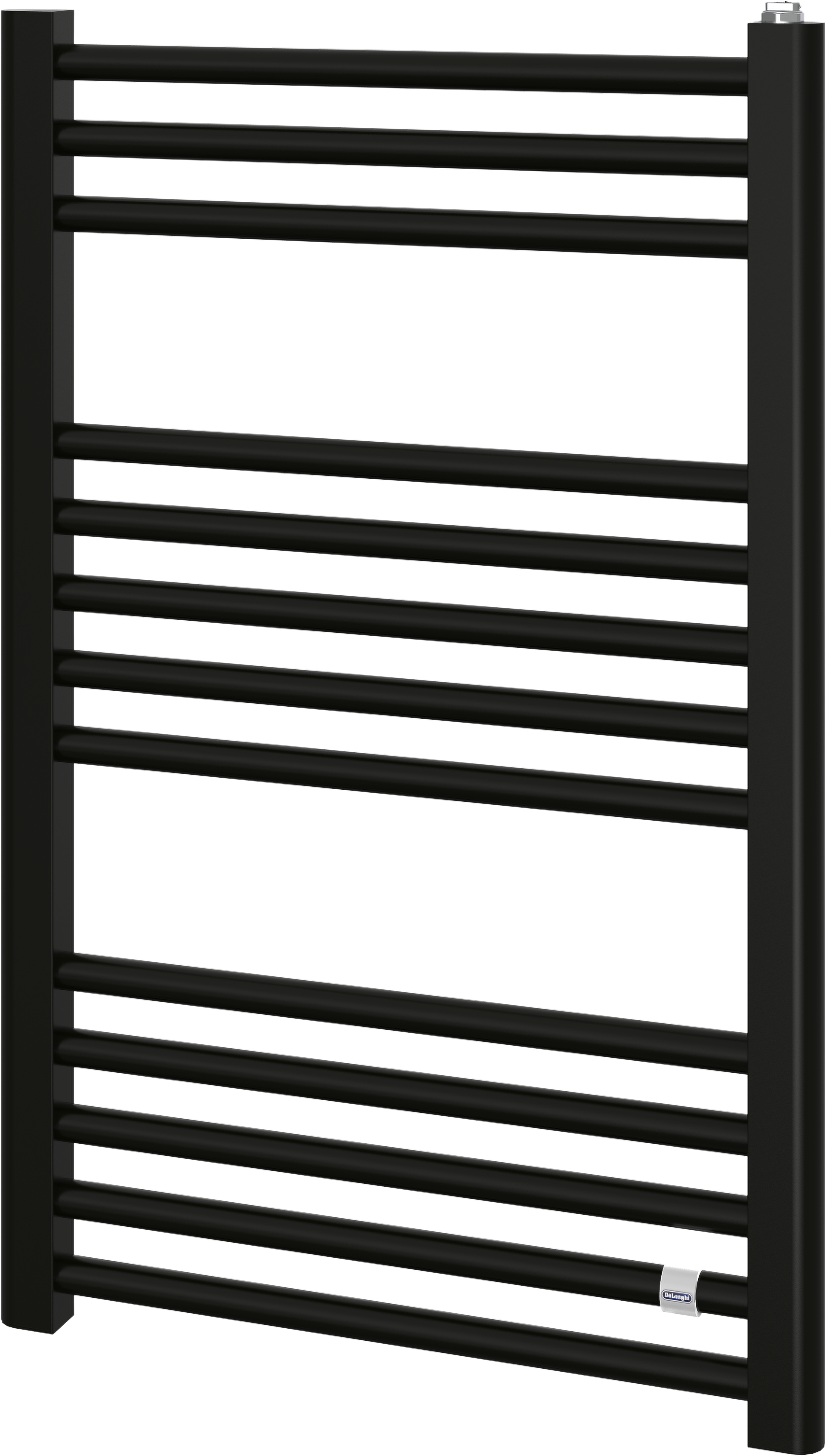 Termoarredo nero matt interasse 45 cm x H 78.1 cm