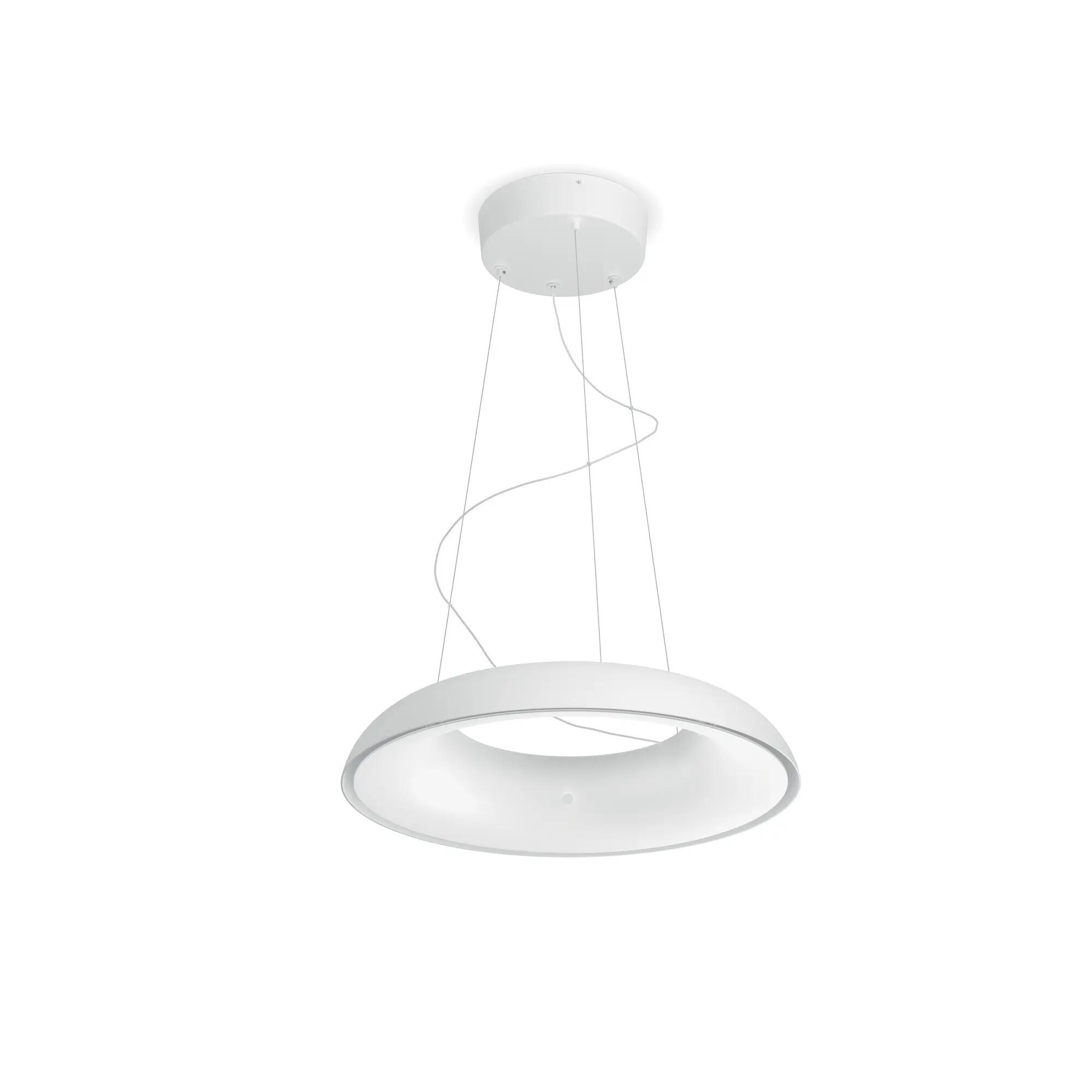Lampadario Design Amaze + Dimmer Switch bianco, in metallo, D. 43.4 cm, L. 150 cm, PHILIPS HUE - 2