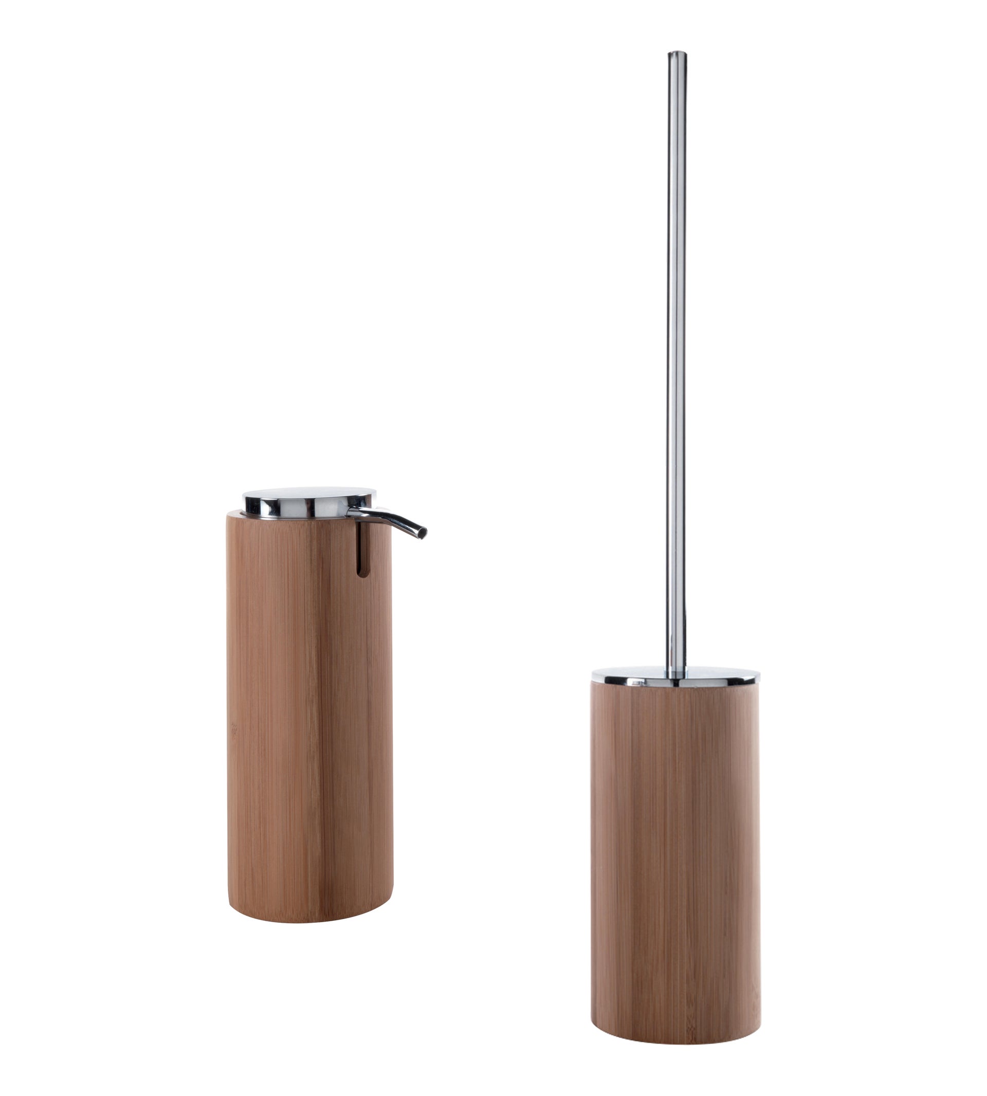 Set di accessori per bagno legno in bambù