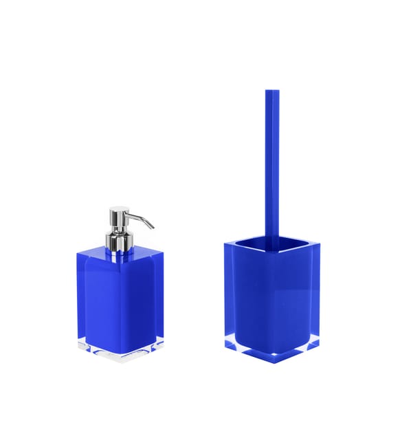 Set Di Accessori Per Bagno Blu In Resina Leroy Merlin Set Accessori Bagno Leroy Merlin