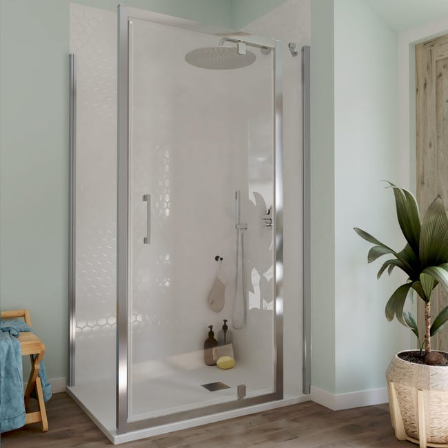 Box Doccia Angolare Con Porta Battente Lato Fisso In Linea E Lato Fisso Rettangolare Bilbao 140 X 70 Cm H 190 Cm In Vetro Temprato Spessore 6 Mm Trasparente Cromato Leroy Merlin Porta Doccia Europa Leroy Merlin