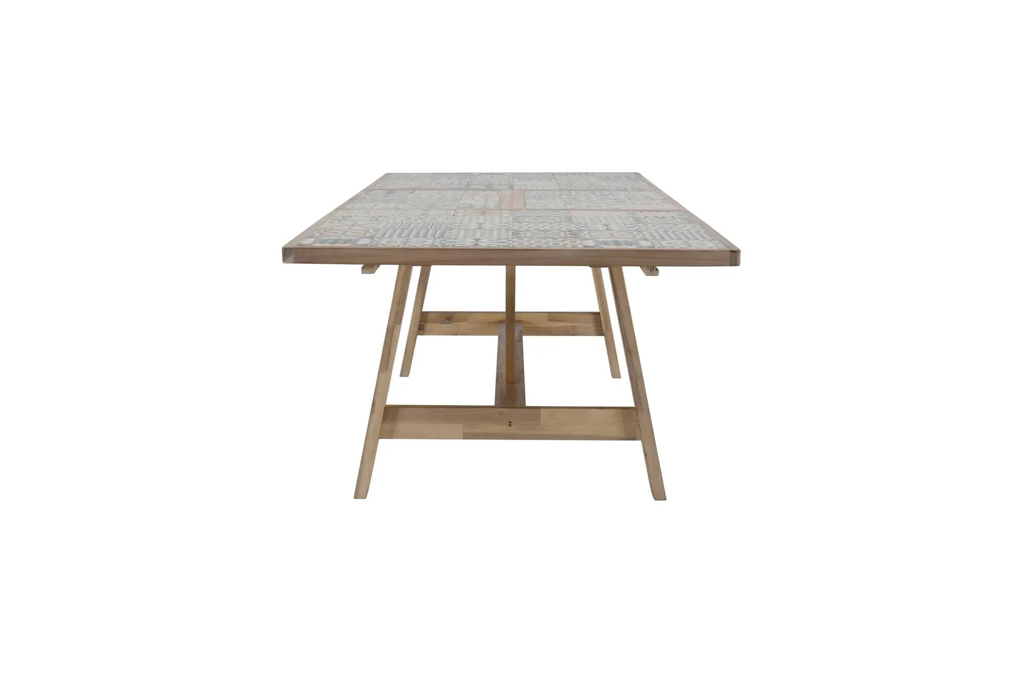 Tavolo da giardino allungabile rettangolare Soho con piano in ceramica L 178/250 x P 105.5 cm - 8