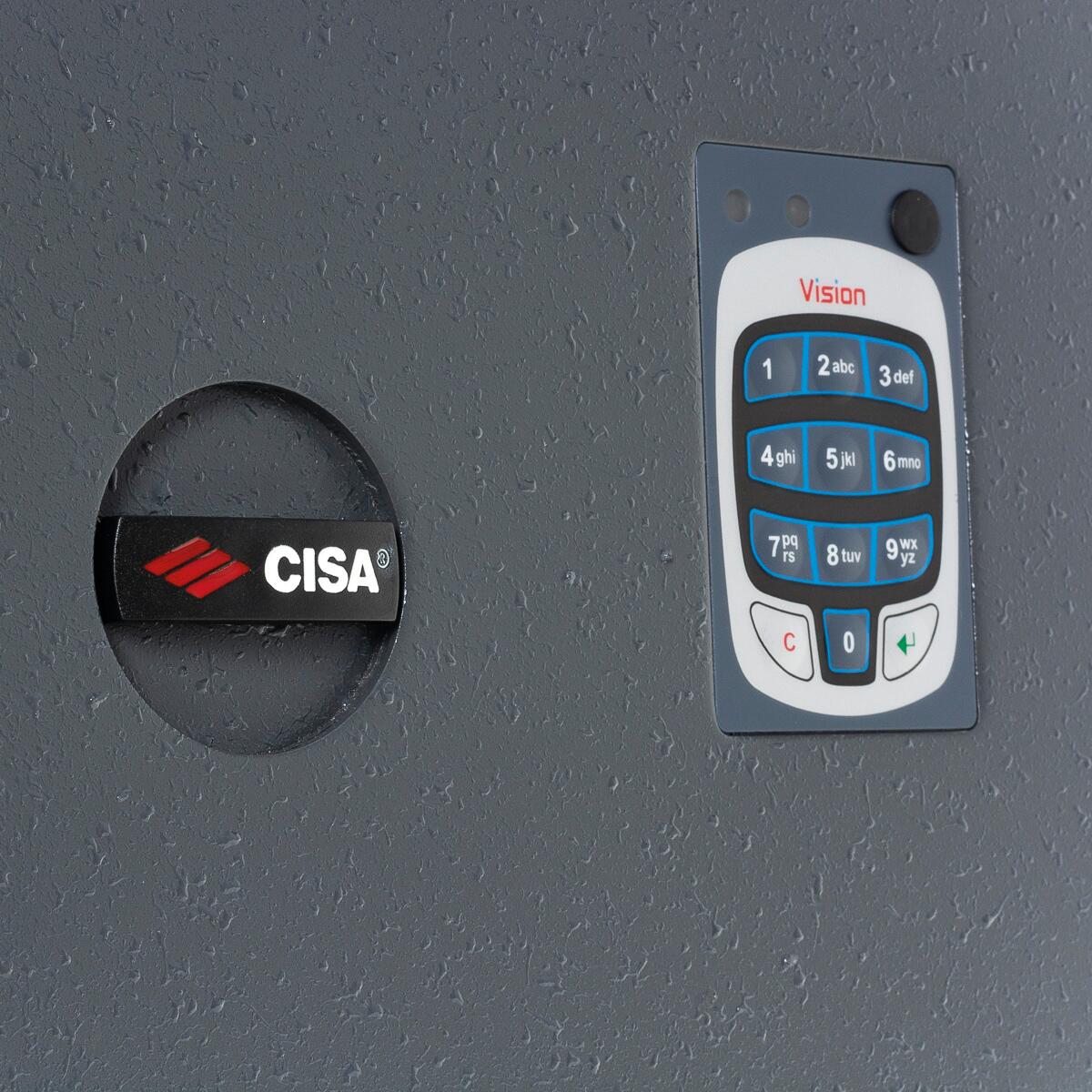 Cassaforte con codice elettronico CISA DGT Vision a incasso L 42 x P 30 x H 30 cm - 3