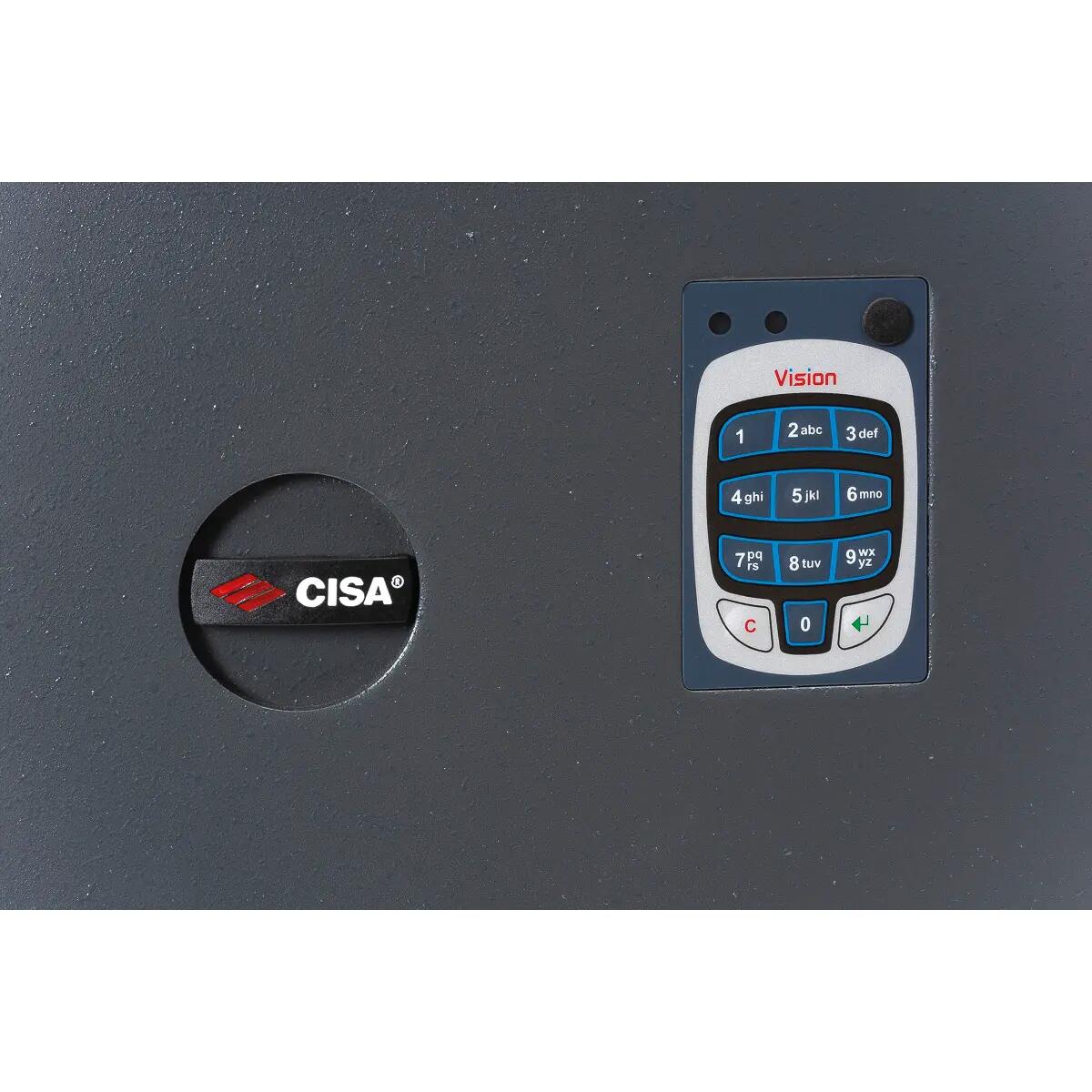 Cassaforte con codice elettronico CISA DGT Vision a incasso L 42 x P 25 x H 55 cm - 4