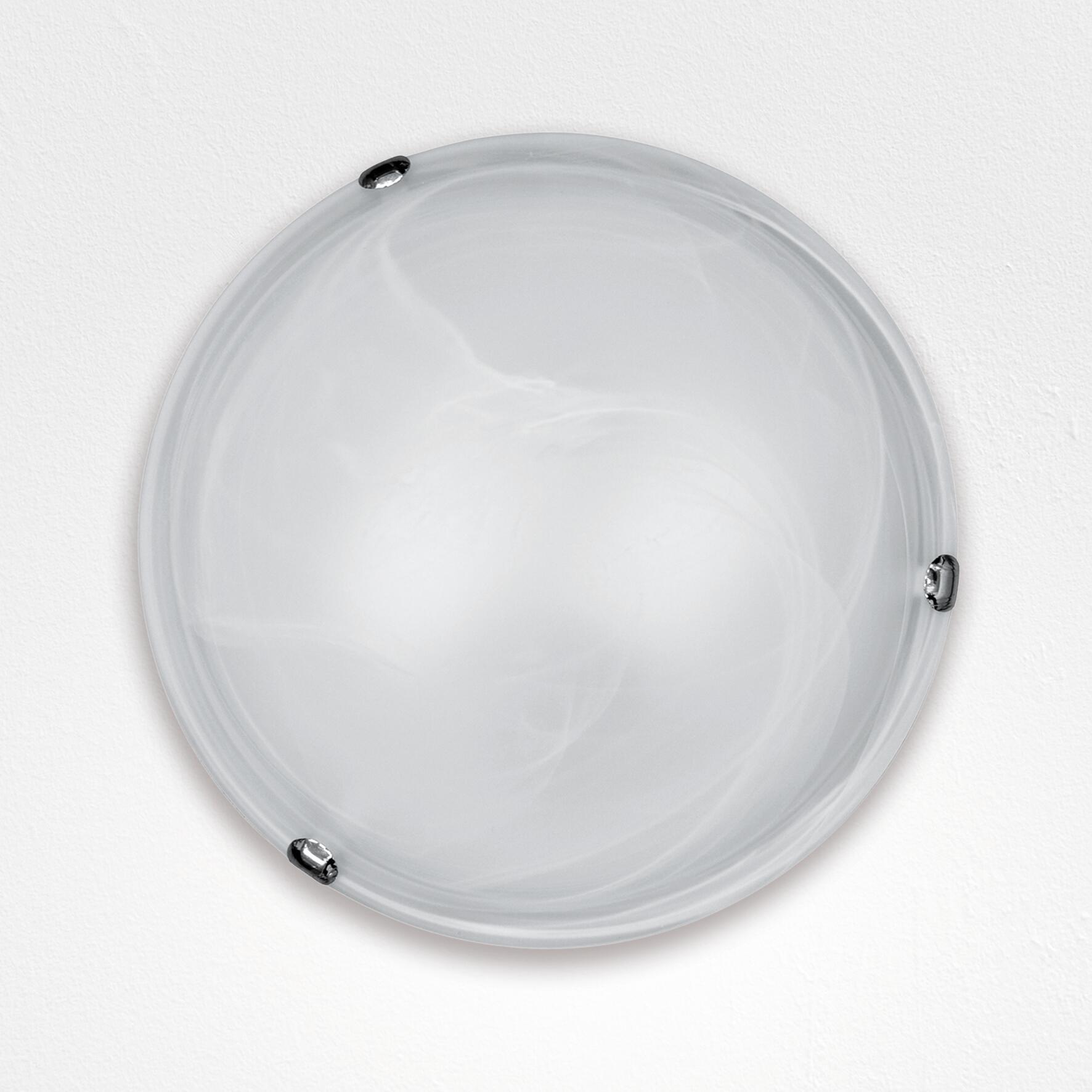 Plafoniera classico Emma bianco, in vetro, D. 40 cm 2 luci LEXMAN - 5