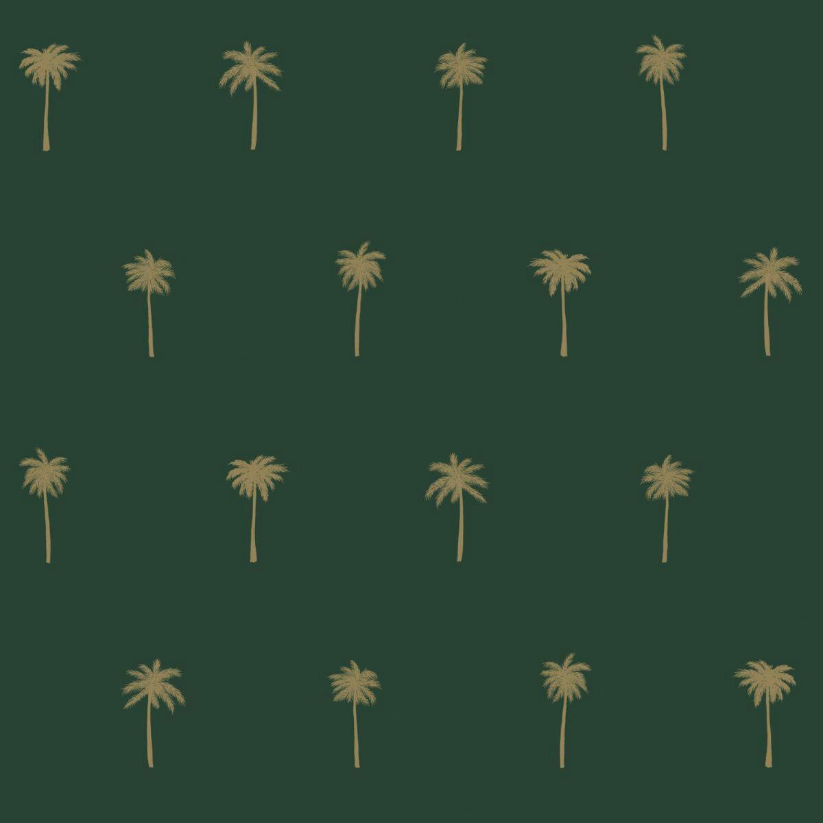 Carta Da Parati Palme Verde Smeraldo E Oro 53 Cm X 10 05 M Leroy Merlin