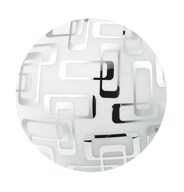 Applique Teorema bianco, in vetro, 3 luci