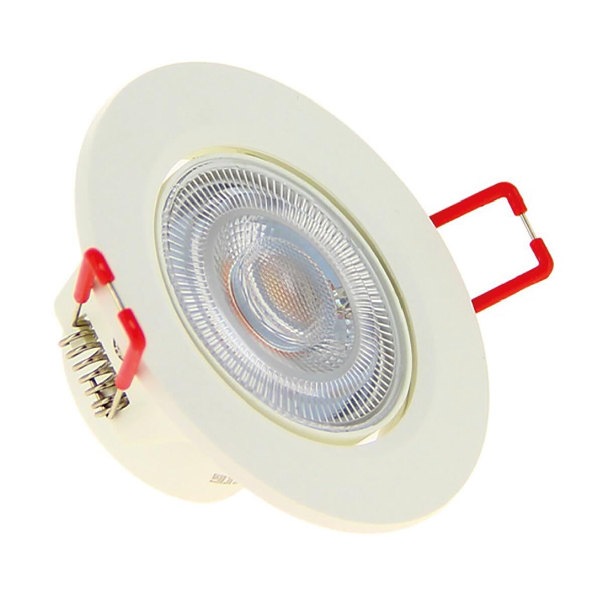 Vivida - ALYS faretti incasso tondo cob led orientabile grigio 3000K (Luce Calda) 5W