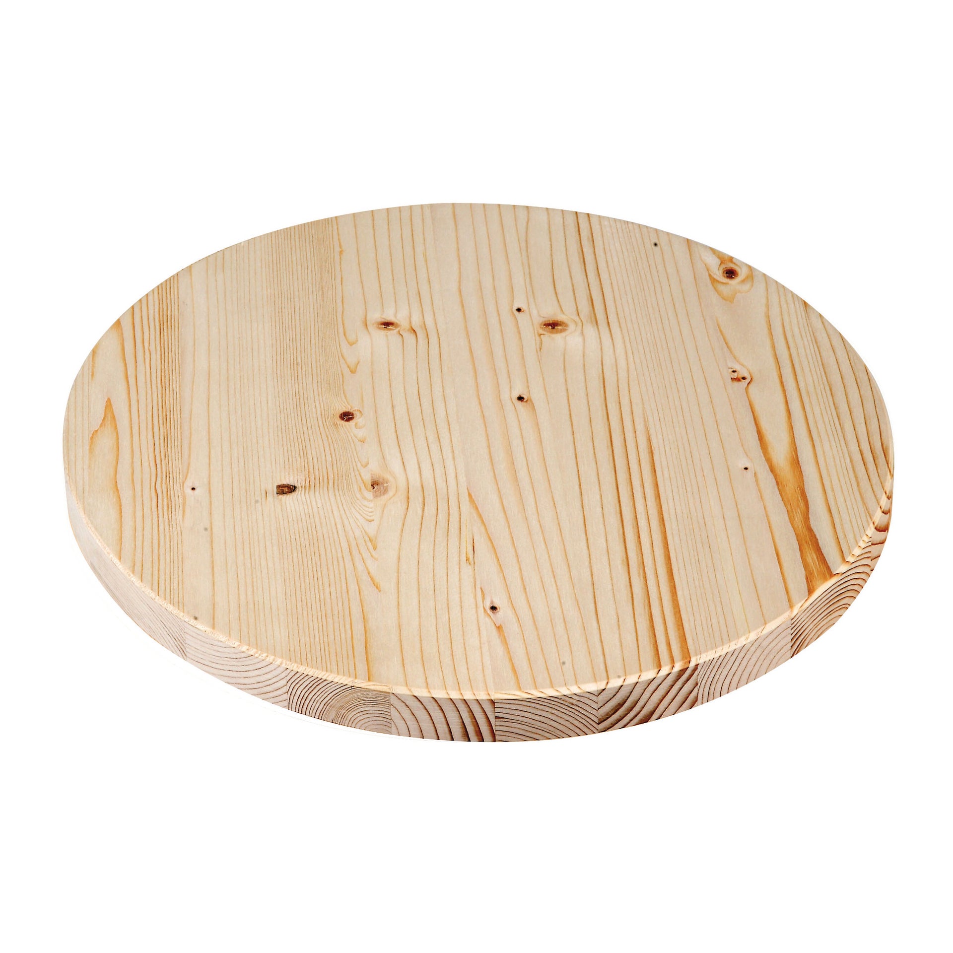 Tavola tondo in abete grezzo 28 mm Ø 300 mm