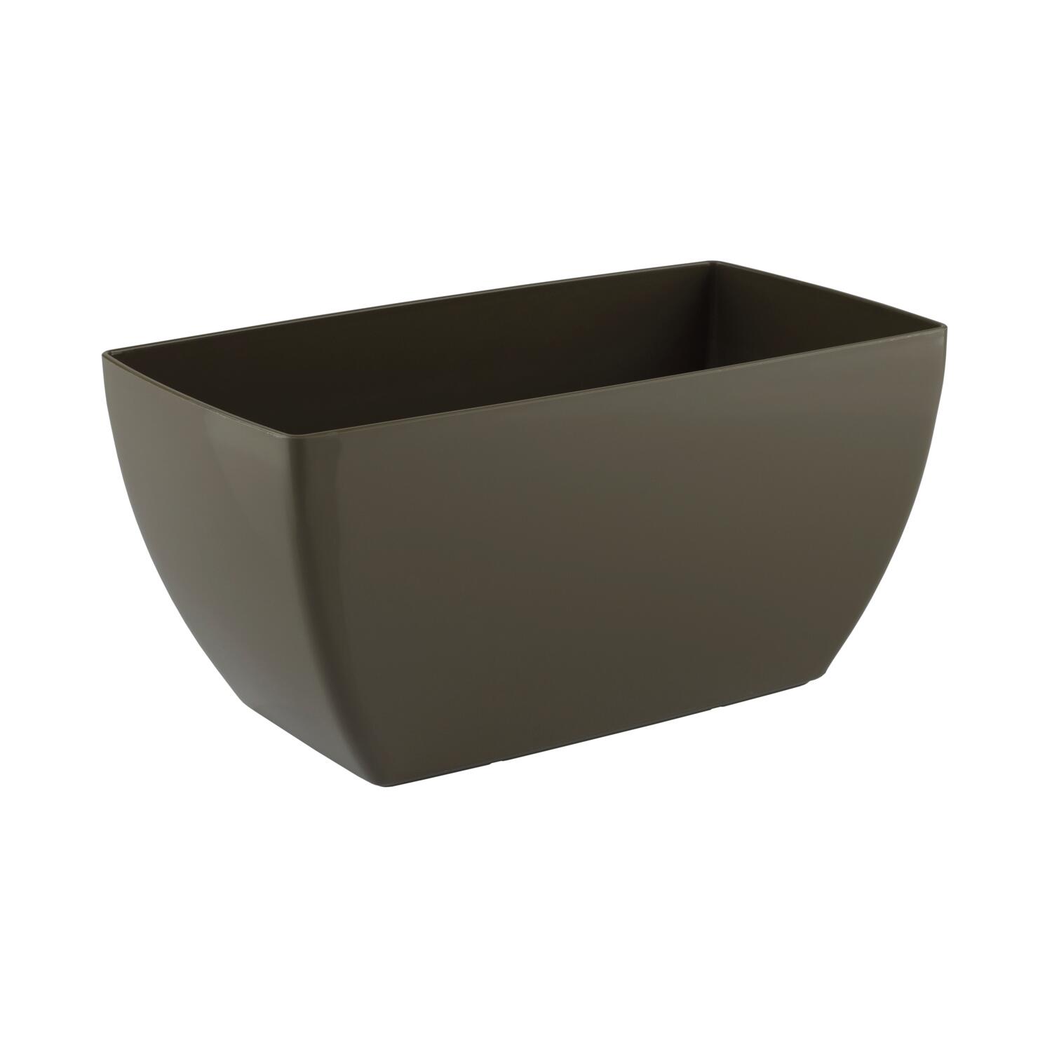 Cassetta portafiori ARTEVASI in polipropilene colore tortora H 17 cm, L 40 x P 14.7 cm