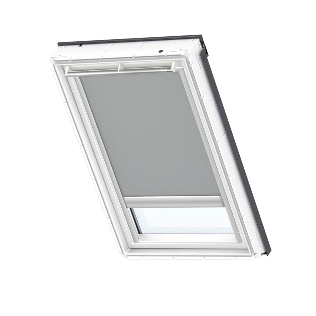 Tenda a rullo transcluente VELUX Originale per FK06, Azzurro con guida grigia