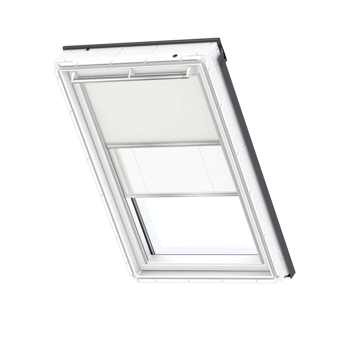 Tenda combinata per finestra da tetto oscurante e filtrante VELUX DFD S01 1085S L 70 x H 114 cm beige - 1