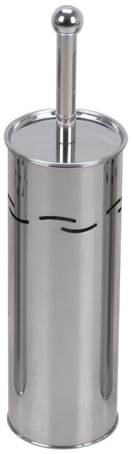 Porta Scopino Wc Da Appoggio Tondo In Metallo Cromo Leroy Merlin Scopino Bagno Leroy Merlin