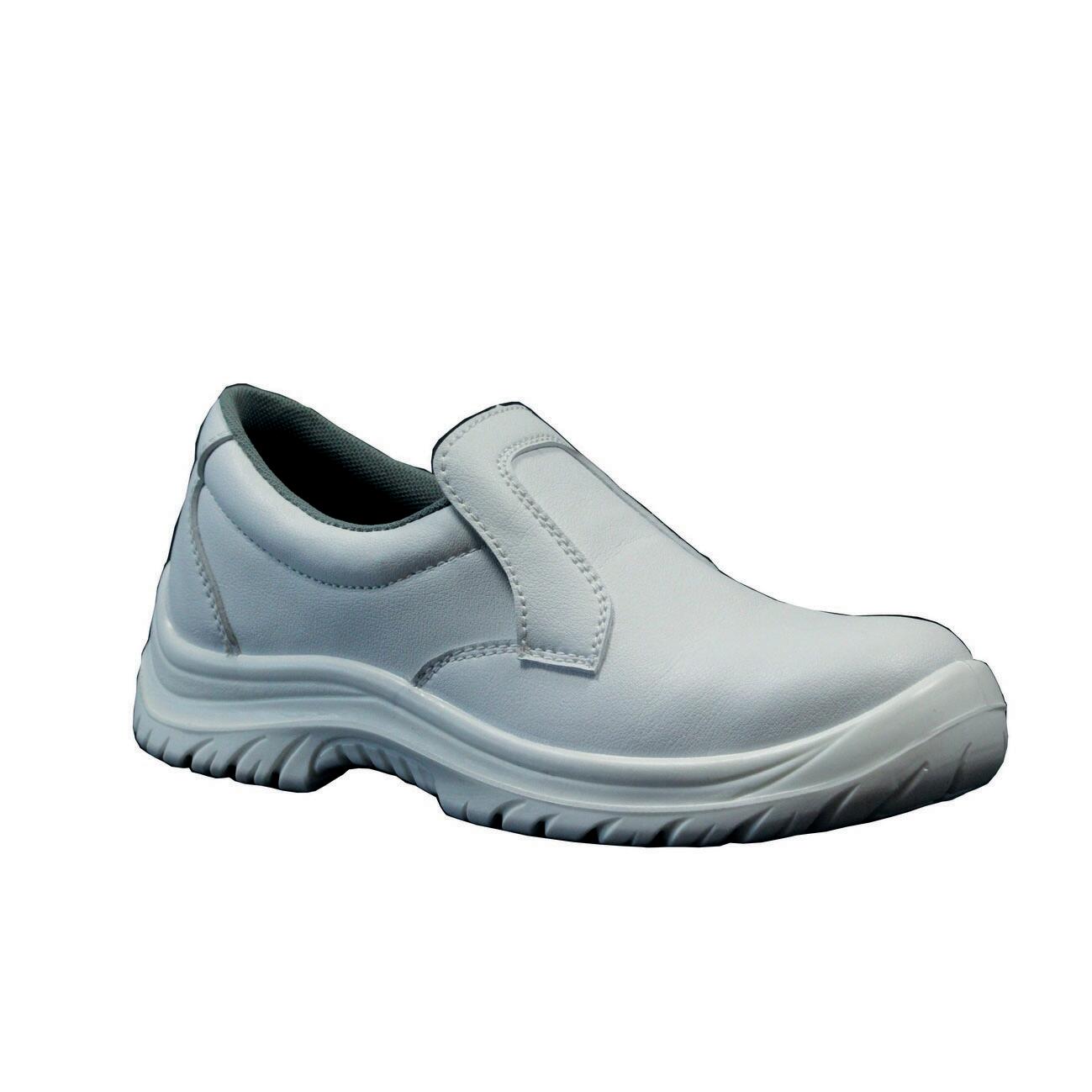 Scarpe Antiscivolo Unisex Per Cuochi, Infermieri, Dottori - S1/S2 Bianco, Suola In Gomma - Foto 8