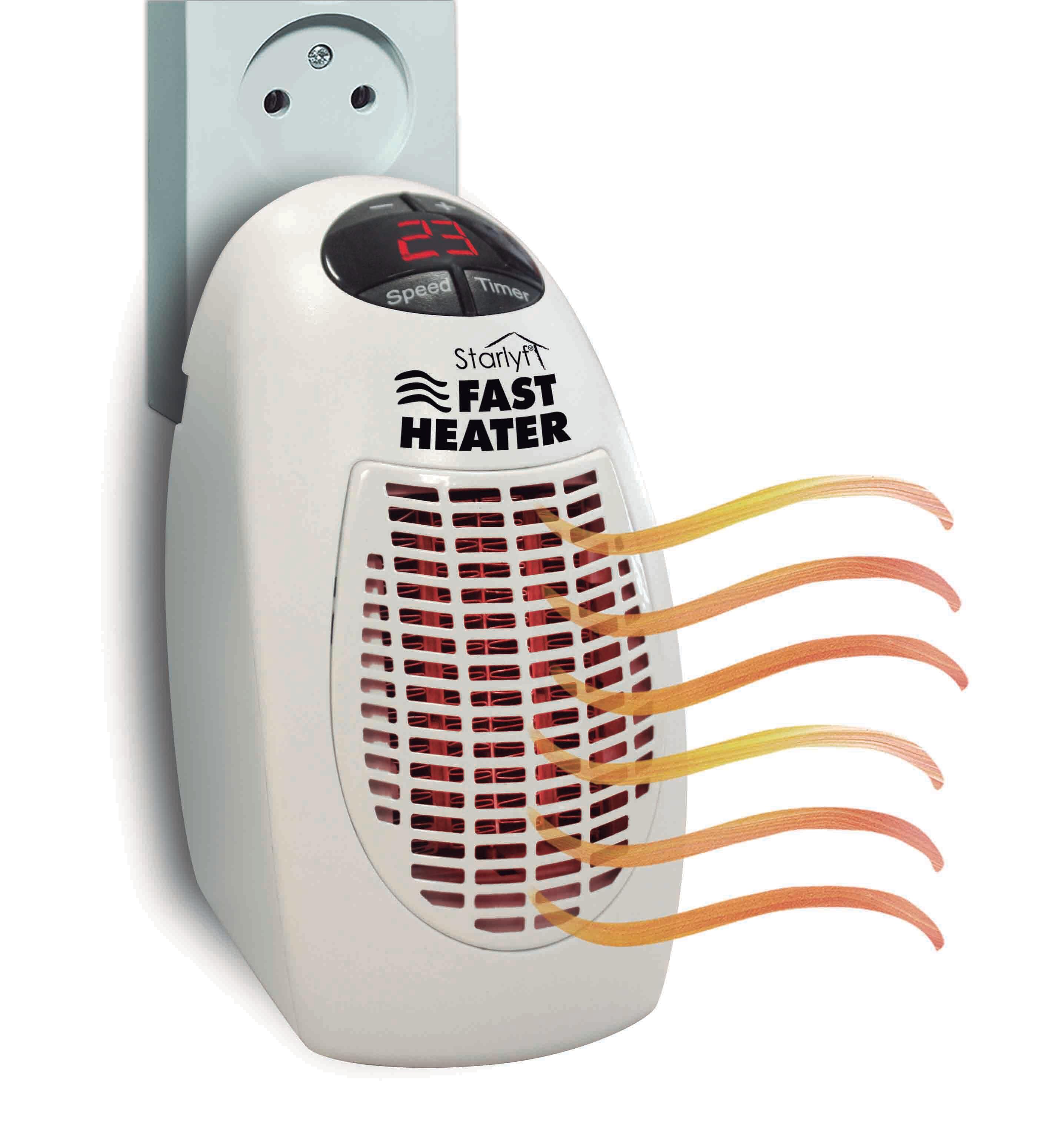 Termoventilatore ceramico mobile Starlyf Fast Heater bianco 400 W