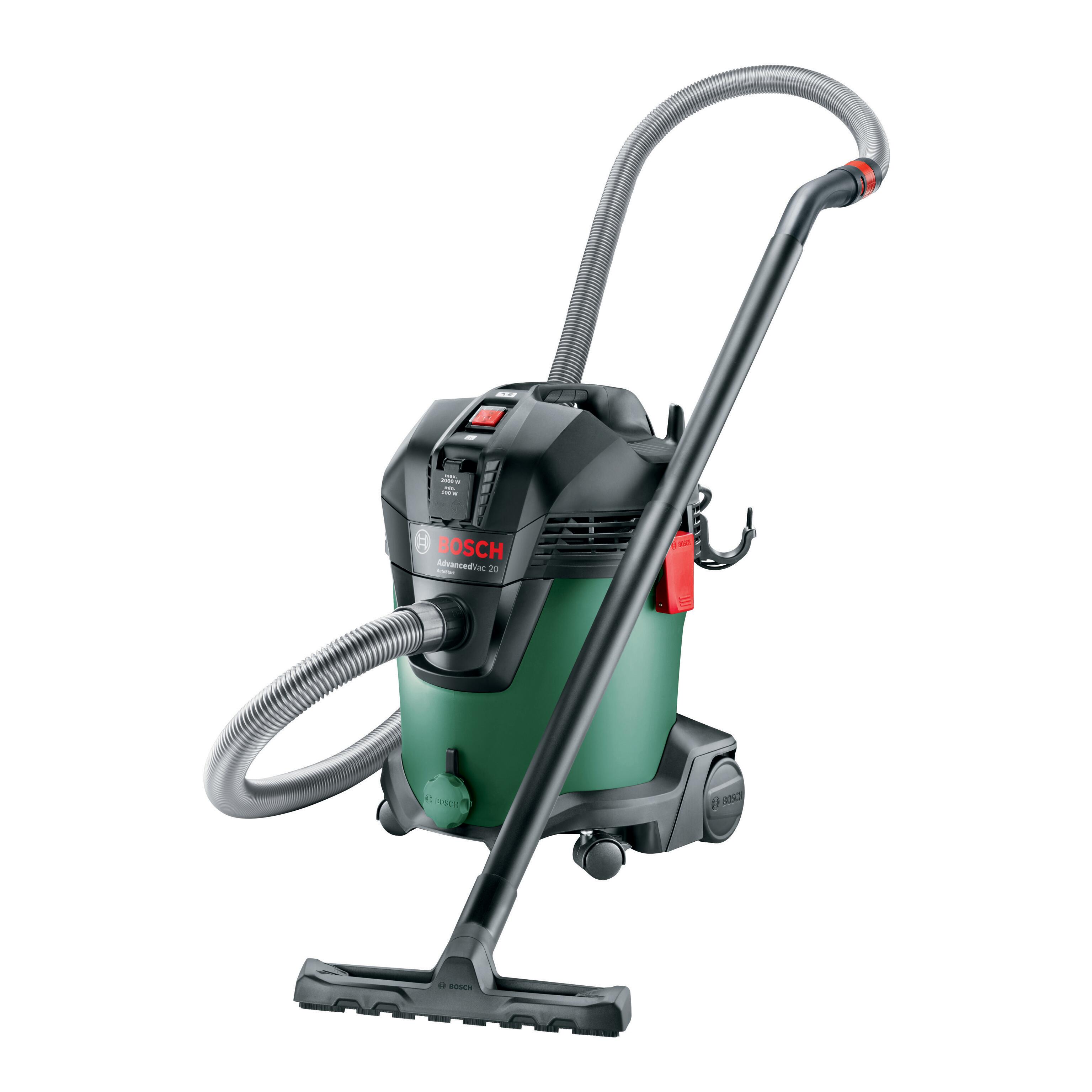 Aspiratore solidi e liquidi BOSCH AdvancedVac 20 aspirazione 26.0 kPa 20.0  L 1200.0 W | Leroy Merlin