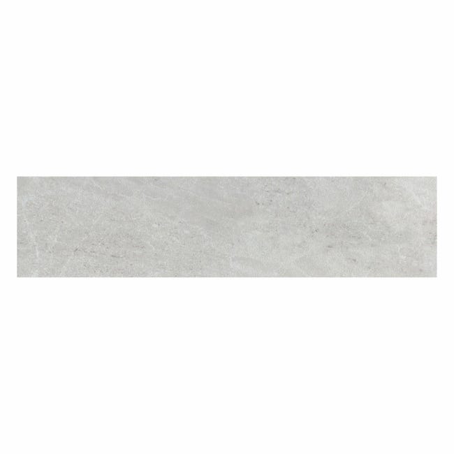 Battiscopa Maiki H 8 x L 33.3 cm grigio - 1