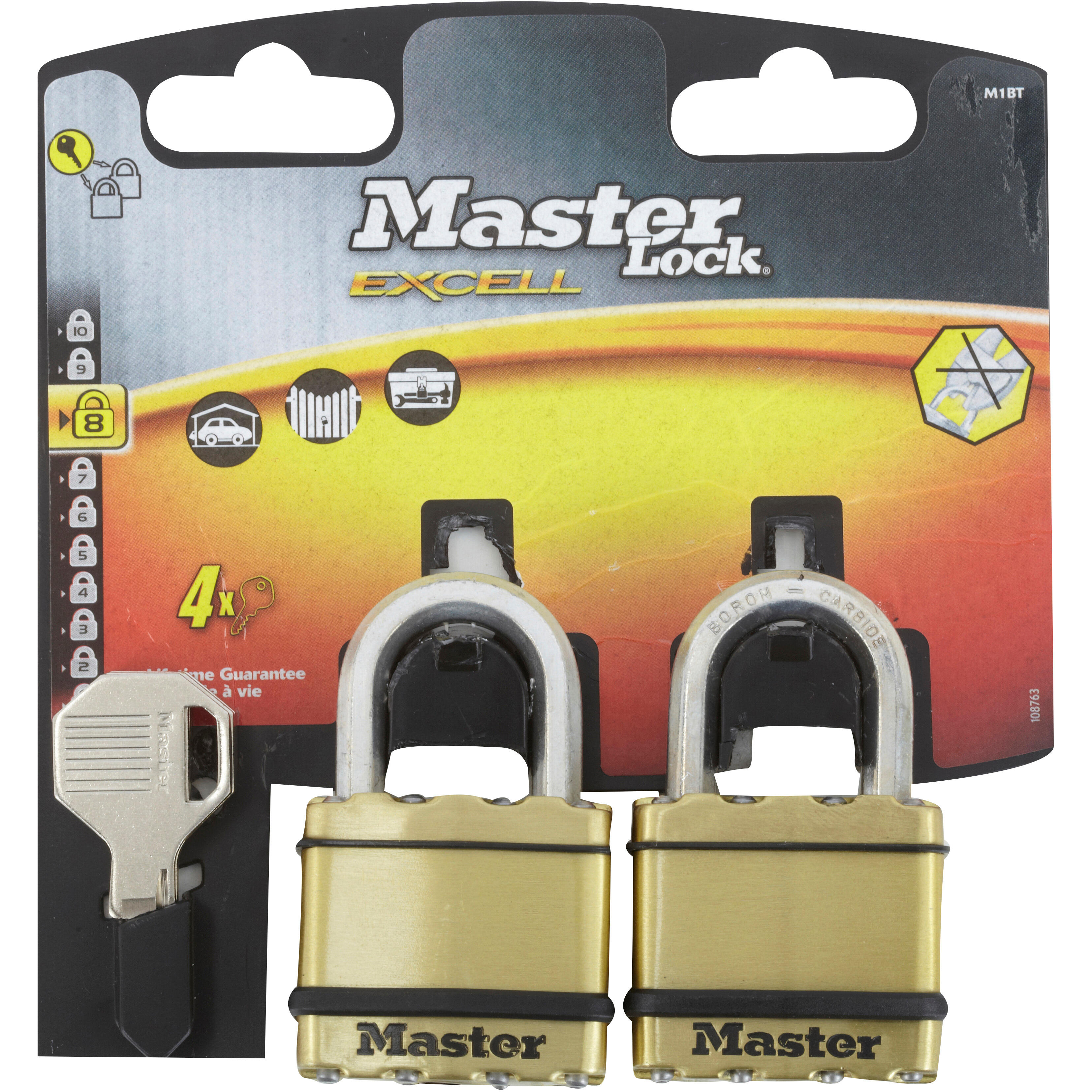 Lucchetto Commerciale 5KA Master Lock Set 6 Lucchetti Commerciali