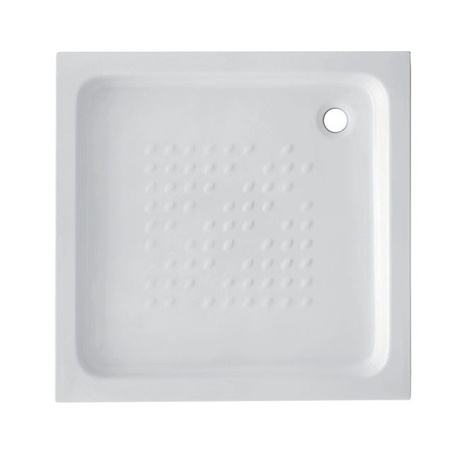 Piatto Doccia Ceramica Quadro 65 X 65 Cm Bianco Leroy Merlin Piatto Doccia 90 X 65