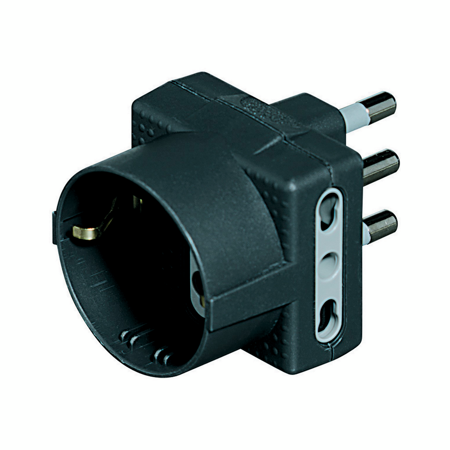Adattatore BTICINO 10A/16A Bipasso 16 A grigio