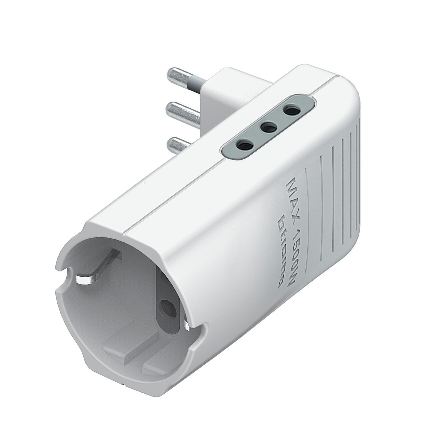Adattatore BTICINO 10 A 10 A bianco