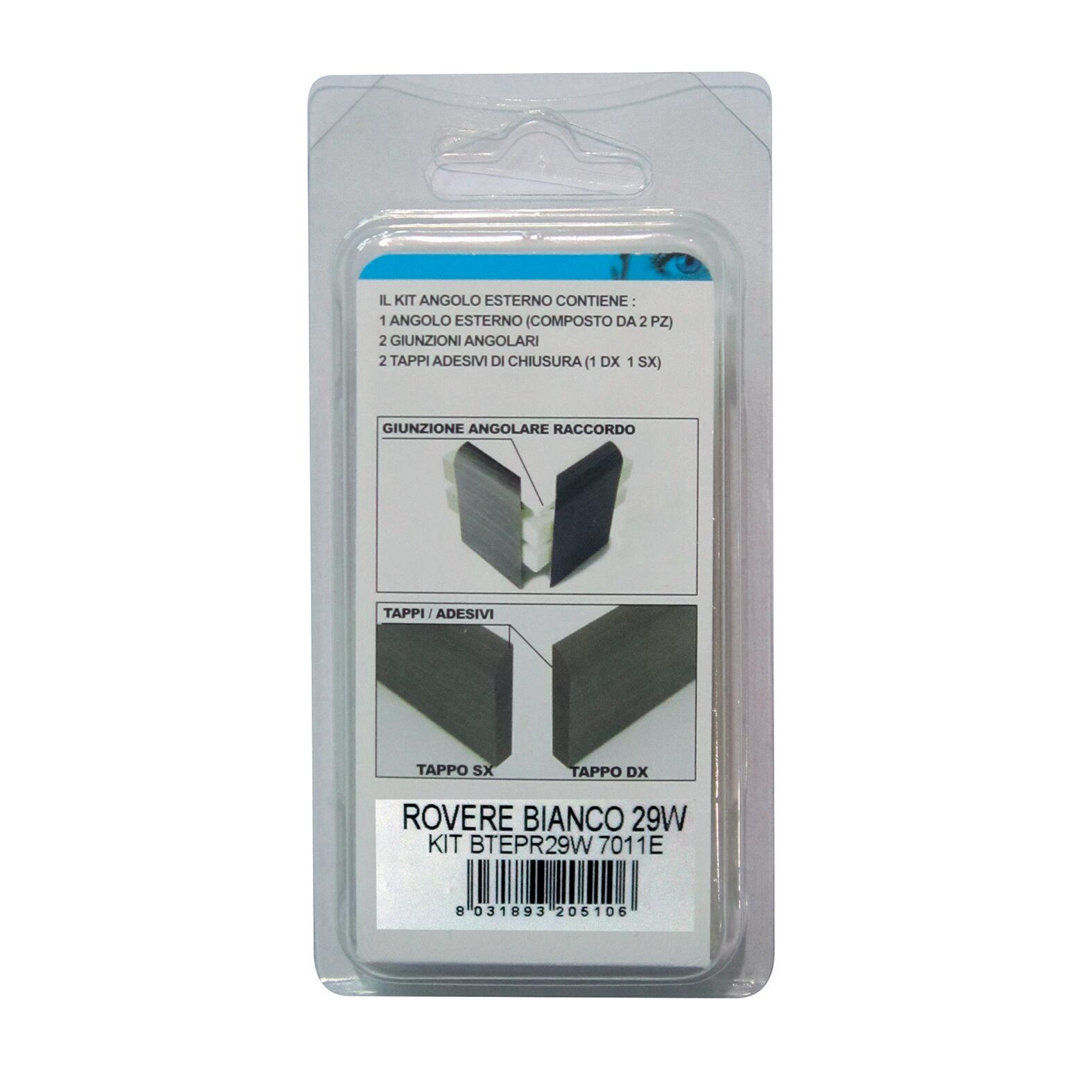 Set 6 Angoli Adesivi Per Battiscopa - Facili Da Applicare, Perfetti Per Interni Ed Esterni - Foto 7